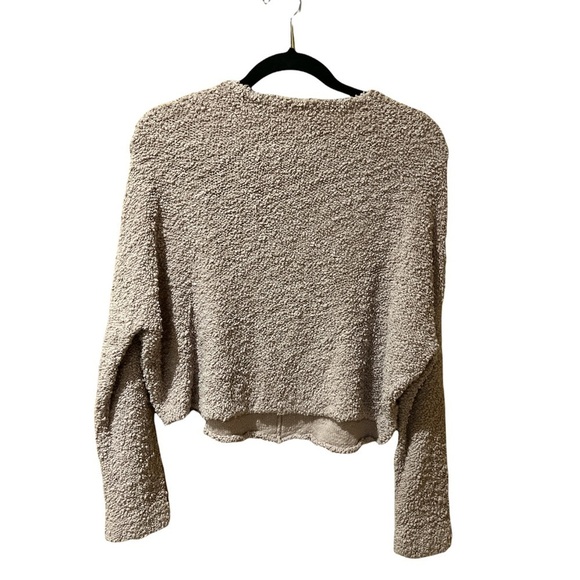 Free People Mauve Pink Pullover Popcorn Sweater Size XS - Picture 5 of 7